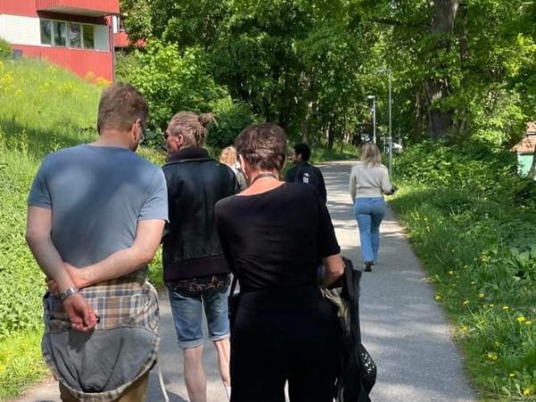 Promenad till Kyrkviken