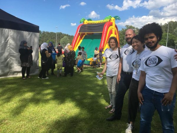 Nackalistan på Internationella Festen 2019 i Fisksätra