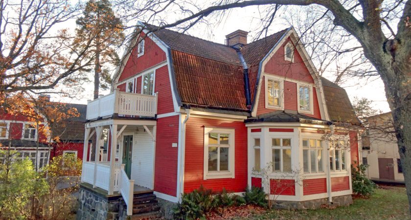 Röda villorna på Kvarnholmen