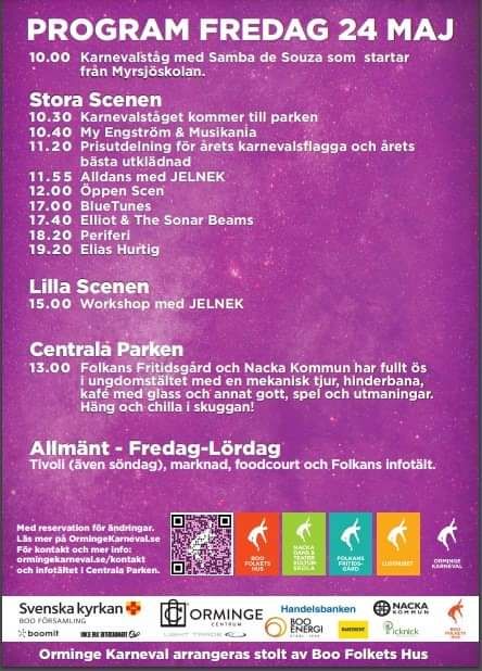 Program för Orminge karneval 2024